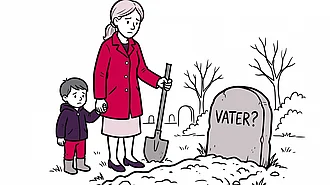 Eine Mutter möchte für Kind klären, ob ein verstorbener Mann der Vater ist.