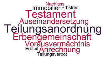 Themen und Begriffe im Zusammenhang mit der Teilungsanordnung