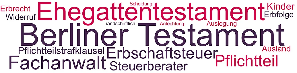 Das Berliner Testament ist eine letzwillige Verfügung, bei der sich Ehegatten gegenseitig zum Alleinerben und gemeinsame Kinder als Schlusserben einsetzen. Beim Berliner Testament sind Probleme bei der Errichtung, Wirkung, Erbschaftsteuer und Gültigkeit zu beachten. 
