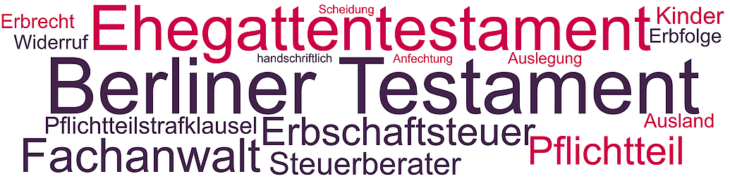 Das Berliner Testament ist eine letzwillige Verfügung, bei der sich Ehegatten gegenseitig zum Alleinerben und gemeinsame Kinder als Schlusserben einsetzen. Beim Berliner Testament sind Probleme bei der Errichtung, Wirkung, Erbschaftsteuer und Gültigkeit zu beachten. 