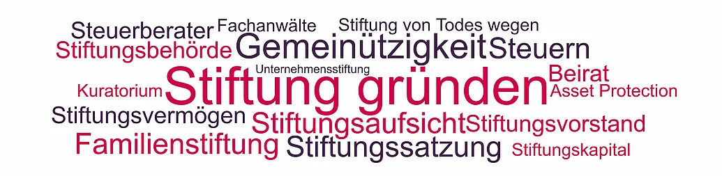 Stiftung gründen - Informationen und Beratung Themen und Begriffe rund um die Gründung von Stiftungen