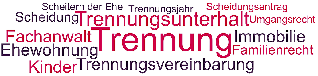 Rund um die Trennung gibt es viele rechtliche Themen, wie zum Beispiel den Trennungsunterhalt oder eine Trennungsvereinbarung.