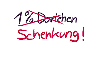 Ein Prozent Darlehen = Schenkung