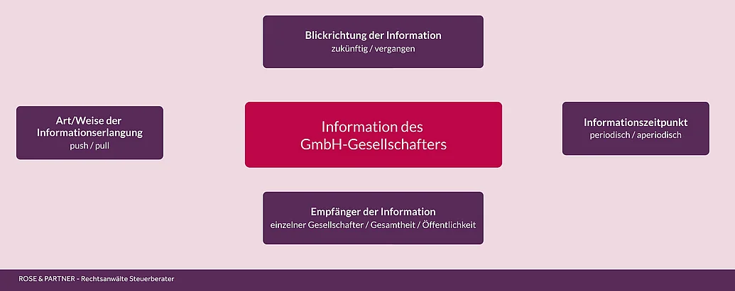 Informationsrechte Gesellschafter GmbH GmbH-Gesellschafter Information Auskunft Einsicht