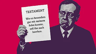 Der Nachlassrichter ist ratlos bei einem Testament, dass ungenau formuliert ist.