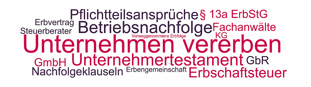 Themen und Begriffe rund die die die Vererbung von Unternehmen und Betrieben