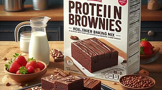 Verbotene Werbung für Protein-Brownies Irreführende Werbung für Protein-Brownies