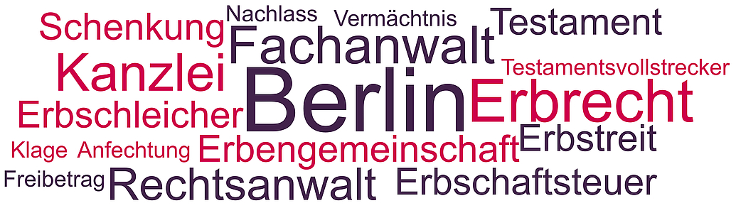 Anwalt für Erbrecht in Berlin - Fachanwalt & Kanzlei ROSE & PARTNER ist eine Fachanwaltskanzlei für Erbrecht in Berlin und berät in der Hauptstadt Erblasser, Erben und Enterbte in allen rechtlichen und steuerlichen Fragen rund um das Erben und Vererben.