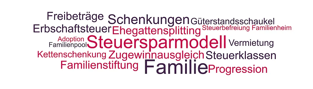 Steuersparmodell Familie Begriffe und Themen rund um die Familie als Steuersparmodell