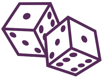 Glücksspiel mit zwei Würfeln