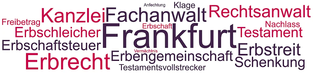 Anwalt für Erbrecht in Frankfurt ROSE & PARTNER ist eine Fachanwalts-Kanzlei für Erbrecht in Frankfurt. Wir betreuen Unternehmer und vermögende Privatpersonen in allen rechtlichen und steuerlichen Fragen rund um das Erben und Vererben.
