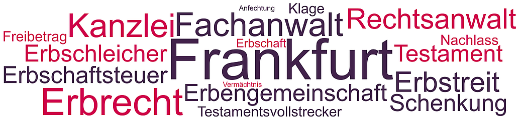 Anwalt für Erbrecht in Frankfurt ROSE & PARTNER ist eine Fachanwalts-Kanzlei für Erbrecht in Frankfurt. Wir betreuen Unternehmer und vermögende Privatpersonen in allen rechtlichen und steuerlichen Fragen rund um das Erben und Vererben.