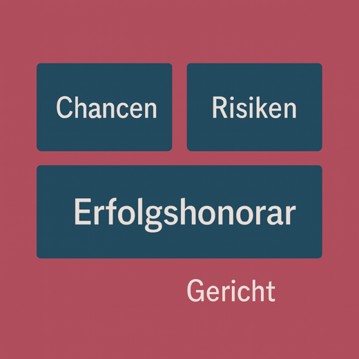 Gerichtsverfahren Erfolgshonorar