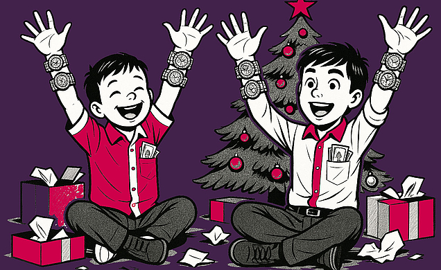 Mit Luxusgeschenken an die Kinder Vermögen schützen