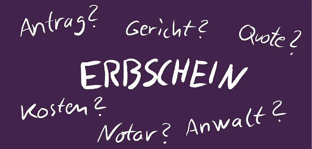 Der Erbschein dient der Legitimation des Erben und kann beim Nachlassgericht beantrgt werden.