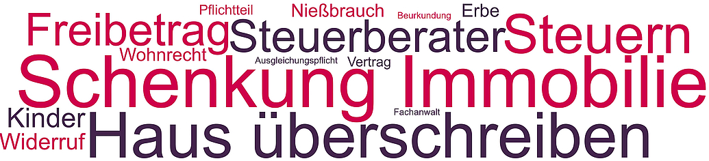 Haus überschreiben Wer ein Haus auf Kinder überschreiben will, muss eine ganze Reihe von rechtlichen und steuerlichen Besonderheiten beachten. Hierzu gehören Absicherungsrechte im Schenkungsvertrag, Auswirkungen auf Erb- und Pflichtteile sowie die Schenkungsteuer.
