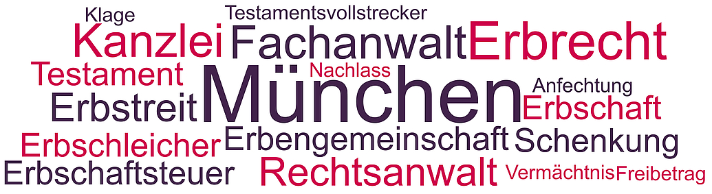 Anwälte für Erbrecht in München Die Fachanwälte für Erbrecht der Kanzlei ROSE & PARTNER in München betreuen Erblasser, Erben und Enterbte in allen rechtlichen und steuerlichen Fragen rund um das Erben und Vererben.