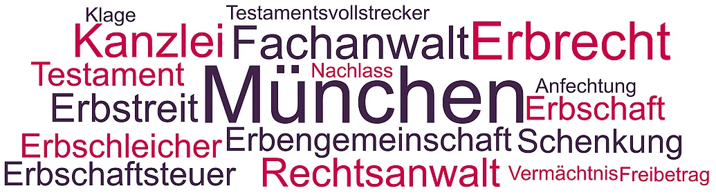 Anwälte für Erbrecht in München Die Fachanwälte für Erbrecht der Kanzlei ROSE & PARTNER in München betreuen Erblasser, Erben und Enterbte in allen rechtlichen und steuerlichen Fragen rund um das Erben und Vererben.