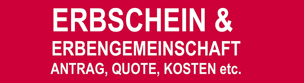 Eine Erbengemeinschaft kann sich mit einem gemeinschaftlichen Erbschein als Erbe legitimieren. Ein einzelner kann den Erbschen für alle beantragen, sollte aber die Kostenerstattung im Blick haben.