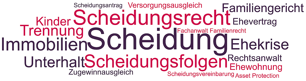 Bei der Scheidung benötigt man einen guten Scheidungsanwalt, der sich im Scheidungsrecht auskennt. Dazu gehört nicht nur Expertise im Familienrecht, sondern gegebenenfalls auch im Wirtschaftsrecht, Steuerrecht und Immobilienrecht. 