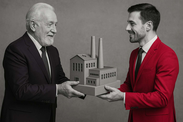 Ein Unternehmer verschenkt sein Unternehmen an einen Mitarbeiter