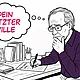 Ein Erbschleicher schreibt ein Testament