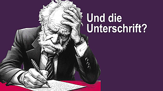 Testament unterschreiben