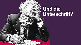 Testament unterschreiben