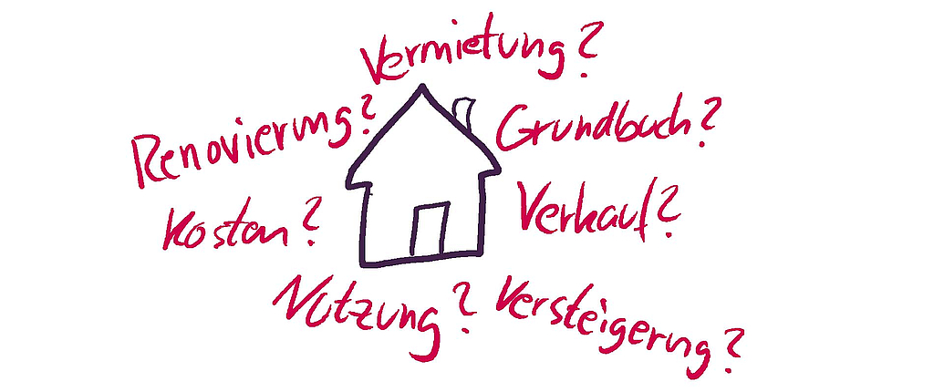 Bei der Erbengemeinschaft mit Immobilien im Nachlass sind viele Fragen zu klären.