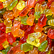 Werbung für Gummibärchen, ungesunde Lebensmittel