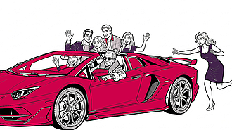 Eine vermeintliche Tochter möchte zur Lamborghini-Familie gehören.