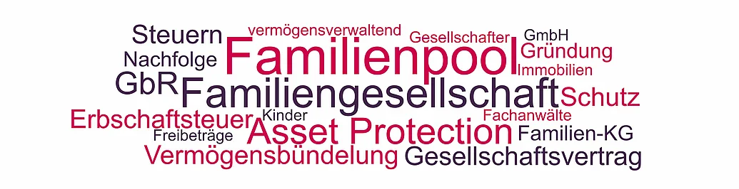 Begriffe und Themen rund um den Familienpool und die Familiengesellschaft