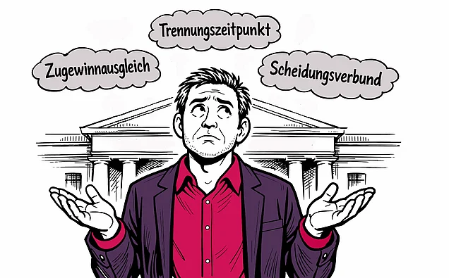 Fragen zum Trennungszeitpunkt und Zugewinnausgleich im Scheidungsverbund