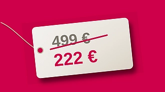 Werbung mit Streichpreis