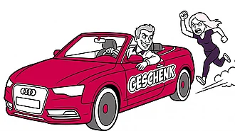 Nach der Trennung will der Mann der Frau das Auto nicht geben