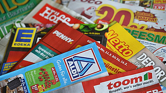 Werbung mit Rabatten in Werbeprospekten