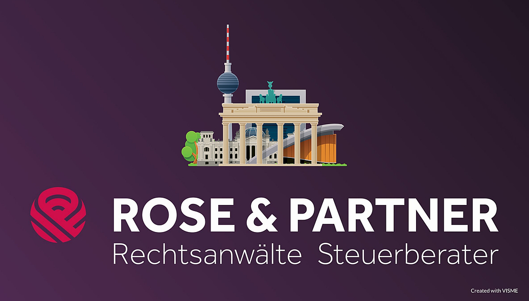 Logo Berlin und ROSE & PARTNER Rechtanwälte Steuerberater