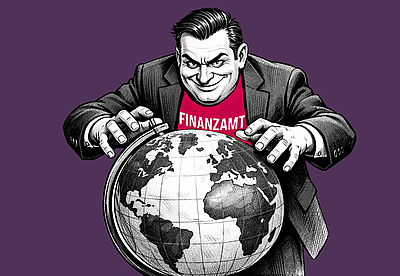 Das deutsche Finanzamt greift oft auch bei Erbschaften mit Auslandsbezug zu. 