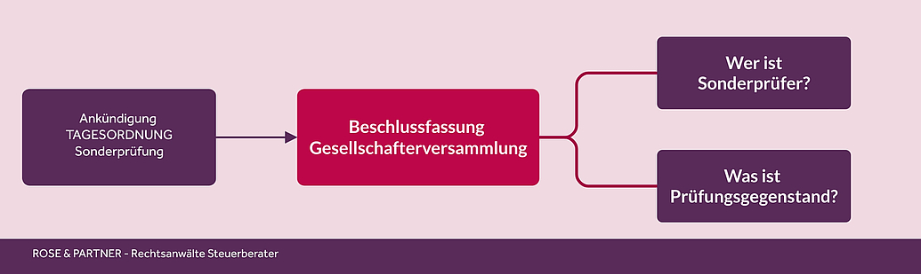 GmbH - Sonderprüfung Einleitung Bestellung Sonderprüfer