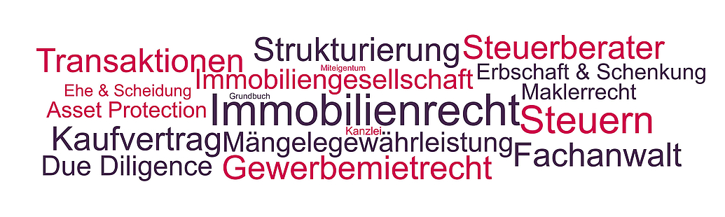 Rechtsanwalt für Immobilienrecht, Kanzlei ROSE & PARTNER Begriffe und Themen im Immobilienrecht