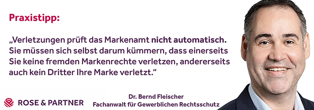 Markenrechtsverletzungen müssen Sie selbst ausfindig machen