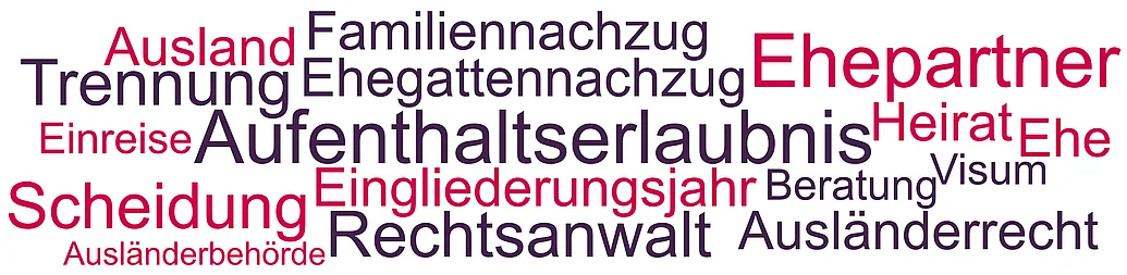 Aufenthaltserlaubnis des ausländischen Ehgatten nach Trennung und Scheidung Mit der Trennung entfallen die Voraussetzungen für das Aufenthaltsrecht des Ehegatten im Rahmen des Familiennachzugs. Eine neue Aufenthaltsgenehmigung kann jedoch beantagt werden - auch nach einer etwaigen Scheidung.