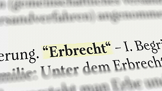 Erbrecht Gesetz