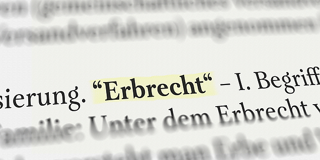 Erbrecht Gesetz