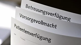 Die Dokumente Vorsrogevollmacht, Betreuungsverfügung und Patientenverfügung