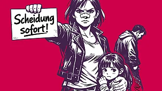 Eine Frau verlangt die Scheidung vor Ablauf des Trennungsjahres