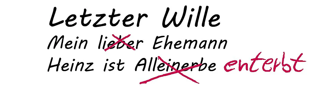 Ehepartner enterben und Pflichtteil reduzieren Auch Ehepartner können als nächste Angehörige mit einem Testament enterbt werden, haben aber im Erbfall Pflichtteilsansprüche.