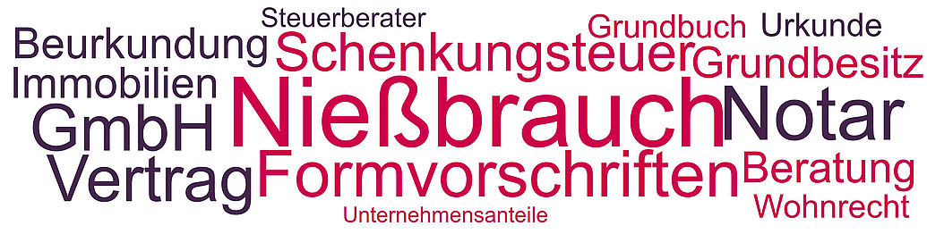 Nießbrauch, Form, Grundbuch und Notar Begriffe und Themen rund um die Formvorschriften beim Nießbrauch.