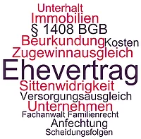 Die wichtigsten Themen beim Ehevertrag