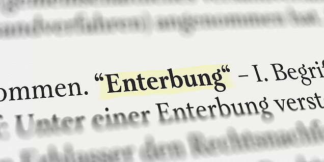 Definition Enterbung